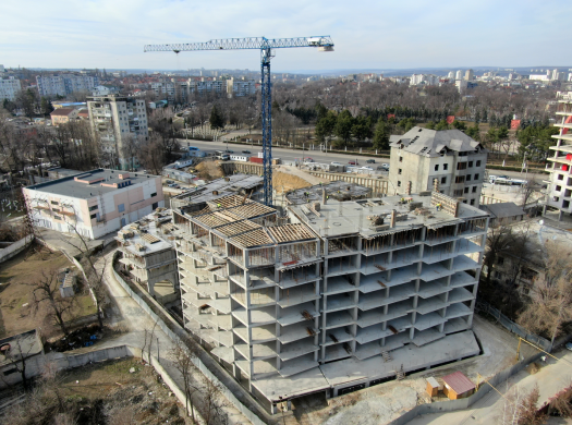 Toro Center, santier de constructii la data de 12 martie 2019