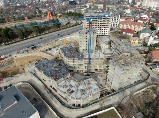 Toro Center, santier de constructii la data de 12 martie 2019